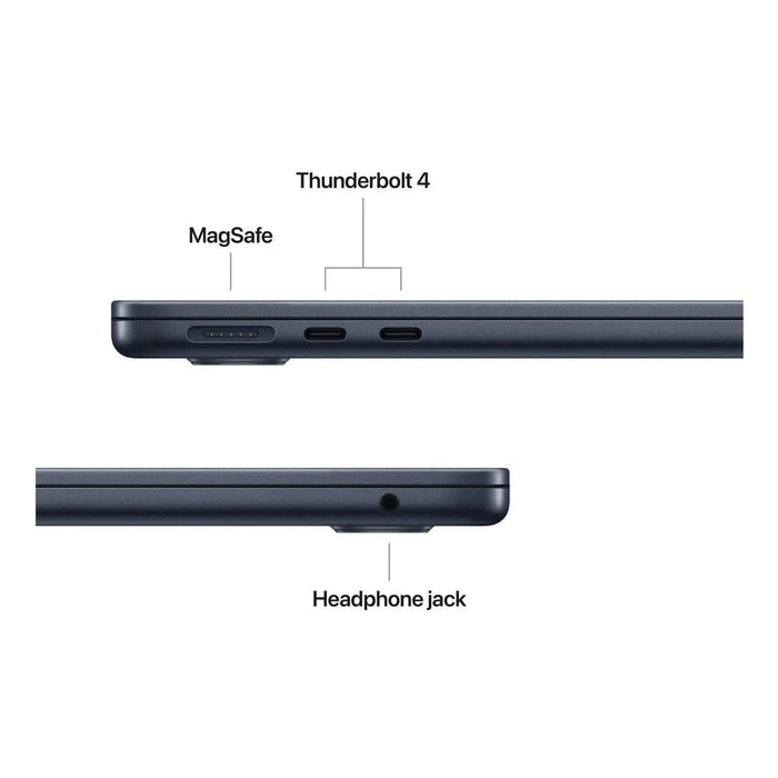 Brand New Open Box – MacBook Air M4 (13 - inch, 2025) – 10C CPU, 8C GPU, 16GB RAM, 256GB SSD – Midnight - Macfixit Australia