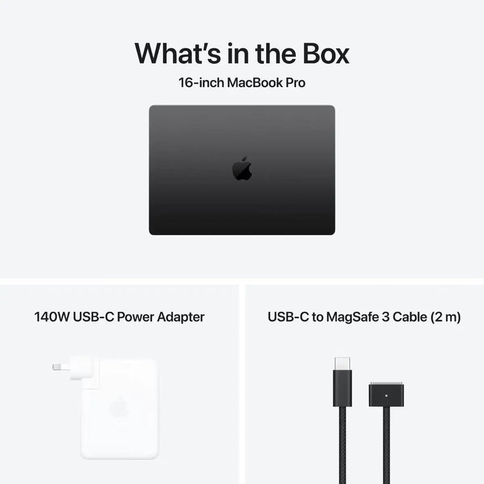 Brand New Open Box – MacBook Pro (16 - inch, 2024) - M4 Max Chip, 14 - Core CPU, 32 - Core GPU, 36GB RAM, 1TB SSD - Nano Texture display – Black | Battery: 100% | APL Waranty: 12/08/2028 - Macfixit Australia