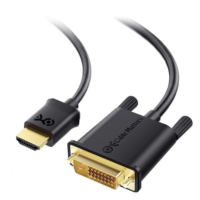 Cable Matters Bi-Directional HDMI to DVI Dual Link Cable 1.8M - Black - Macfixit Australia