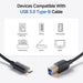 Cable Matters USB - C to USB - B 3.0 Cable – 1m - Macfixit Australia
