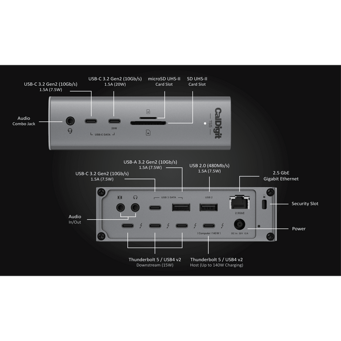 CalDigit TS5 Thunderbolt 5 Dock - Macfixit Australia