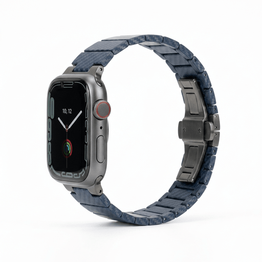 Carbon Fibre Band for Apple Watch - Dark Blue - Macfixit Australia