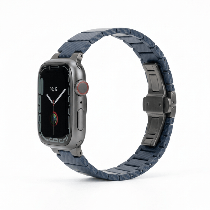 Carbon Fibre Band for Apple Watch - Dark Blue - Macfixit Australia