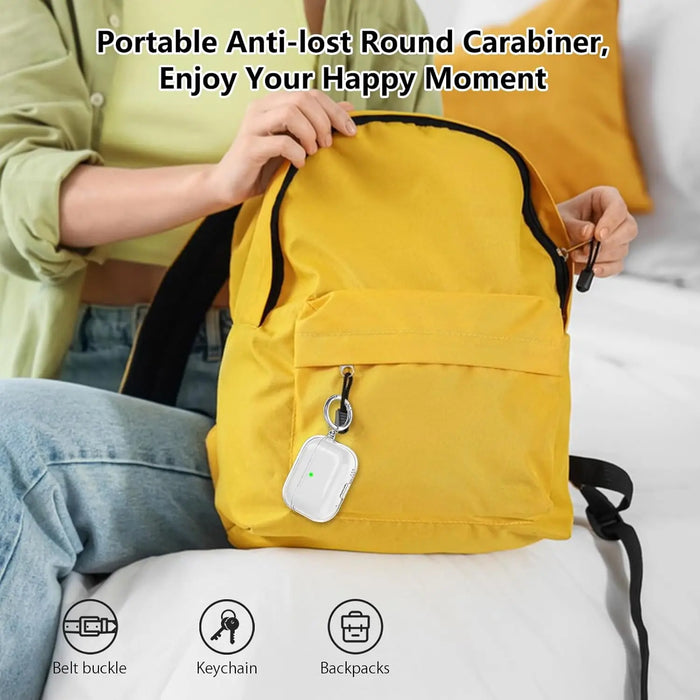 Clear Case for AirPods with Keychain Ring - Macfixit Australia