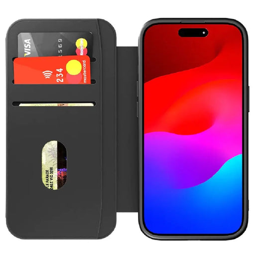 Cygnett MagWallet Apple iPhone 15 Pro (6.1") Leather Wallet Case - Black - Macfixit Australia