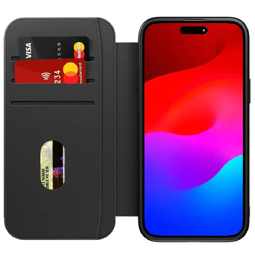 Cygnett MagWallet Apple iPhone 15 Pro Max (6.7") Leather Wallet Case - Black - Macfixit Australia