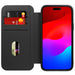 Cygnett MagWallet Apple iPhone 15 Pro Max (6.7") Leather Wallet Case - Black - Macfixit Australia