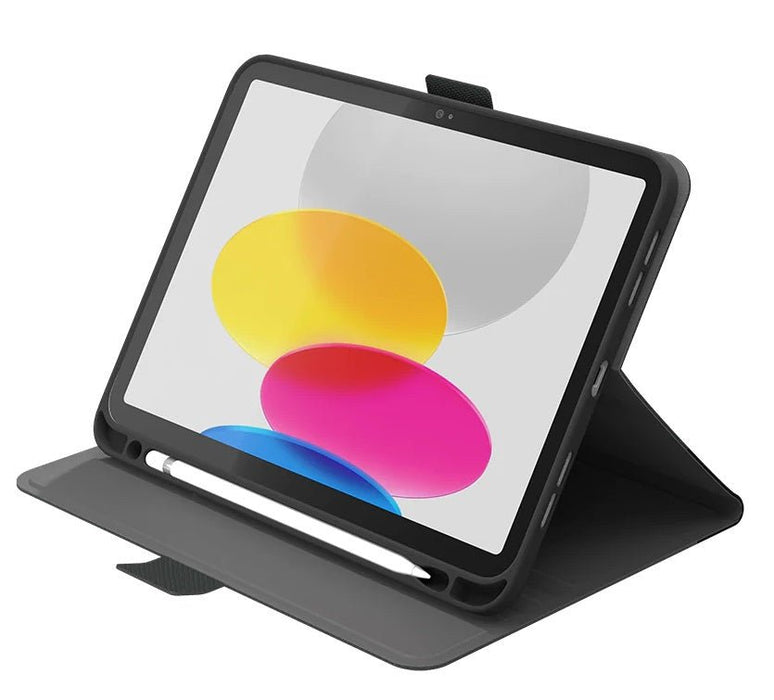 Cygnett TekView Apple iPad (10.9") 11th Gen (A16) /iPad 10th Gen Case - Grey/Black,Pencil Holder,Multiple Viewing Angles - Macfixit Australia