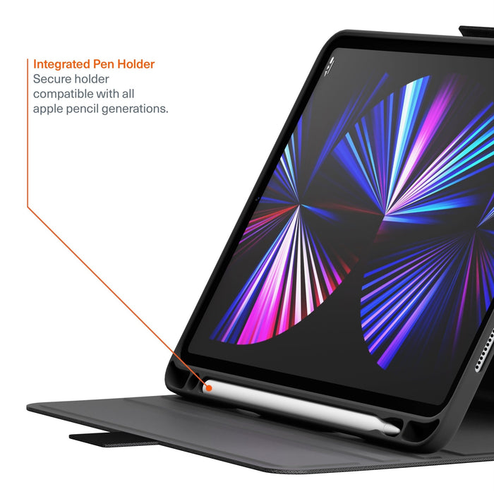 Cygnett TekView Apple iPad Pro M4 (11") (5th Gen) Case - Black, 4ft Drop Protection, Multi Viewing Stand,Pencil Storage - Macfixit Australia