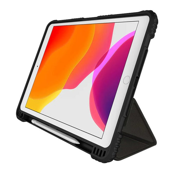 Cygnett WorkMate Evolution Apple iPad (10.2") (9th/8th/7th Gen) Protective Case - Black/Charcoal, 360° Protection - Macfixit Australia