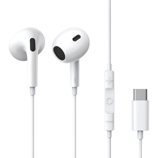 Baseus Encok CZ17 Semi-In-Ear Wired Earphones - White Macfixit Australia