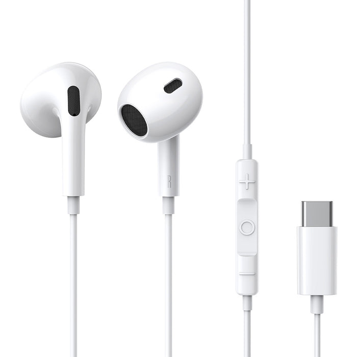 Baseus Encok CZ17 Semi-In-Ear Wired Earphones - White Macfixit Australia