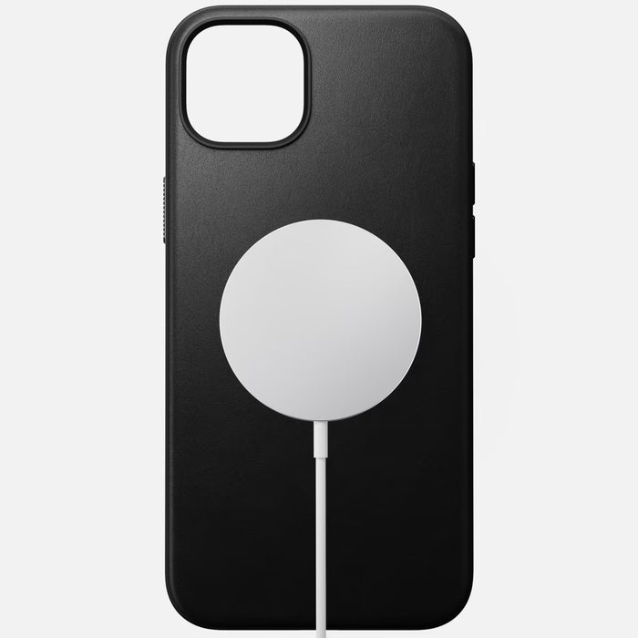 Nomad - Modern Leather Case - iPhone 15 Plus - Black