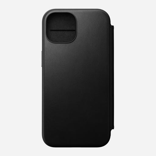 Nomad - Modern Leather Folio - iPhone 15 - Black