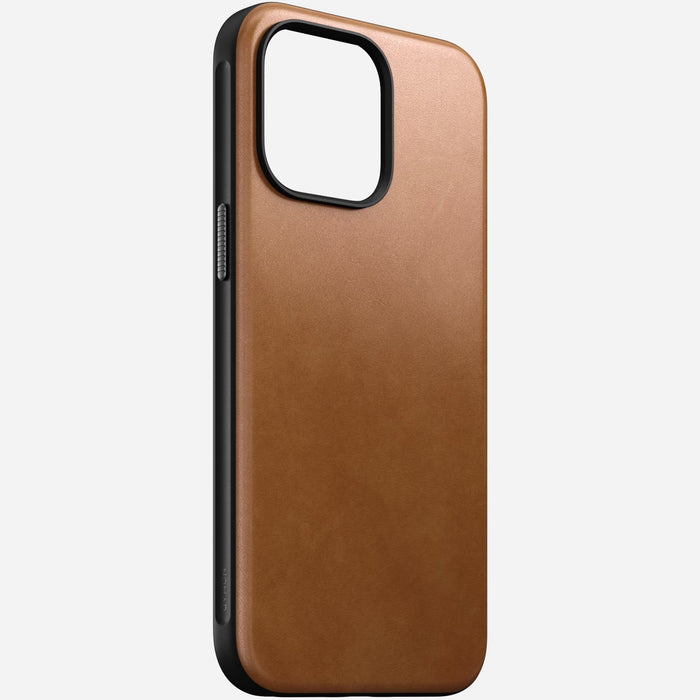 Nomad - Modern Leather Case - iPhone 15 Pro Max - English Tan