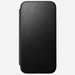 Nomad - Modern Leather Folio Case - iPhone 15 Pro Max - Black
