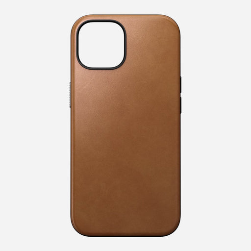 Nomad - Modern Leather Case - iPhone 15 - English Tan