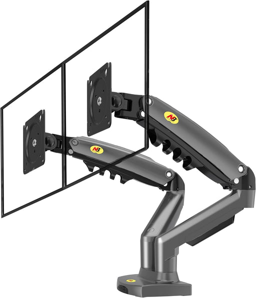 Dual Monitor Full Motion Gas Spring Desk Mount - NB North Bayou - Macfixit Australia