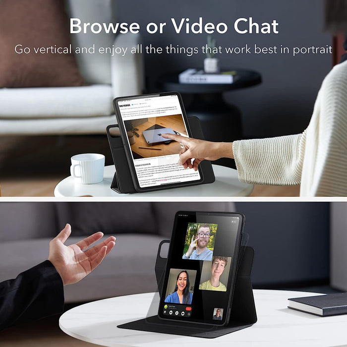 ESR for iPad Pro 12.9 Case (2022/2021/2020, 6th/5th/4th Gen) with Rebound Magnetic Case and Apple Pencil support. - Macfixit Australia