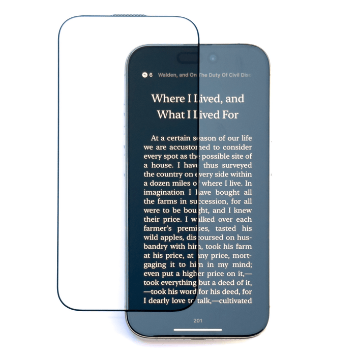 Fresh Coat — Anti - reflective glass screen protector for iPhone 17 Pro Max - Macfixit Australia