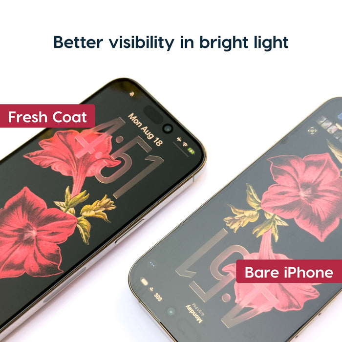 Fresh Coat — Anti - reflective glass screen protector for iPhone 17 Pro Max - Macfixit Australia