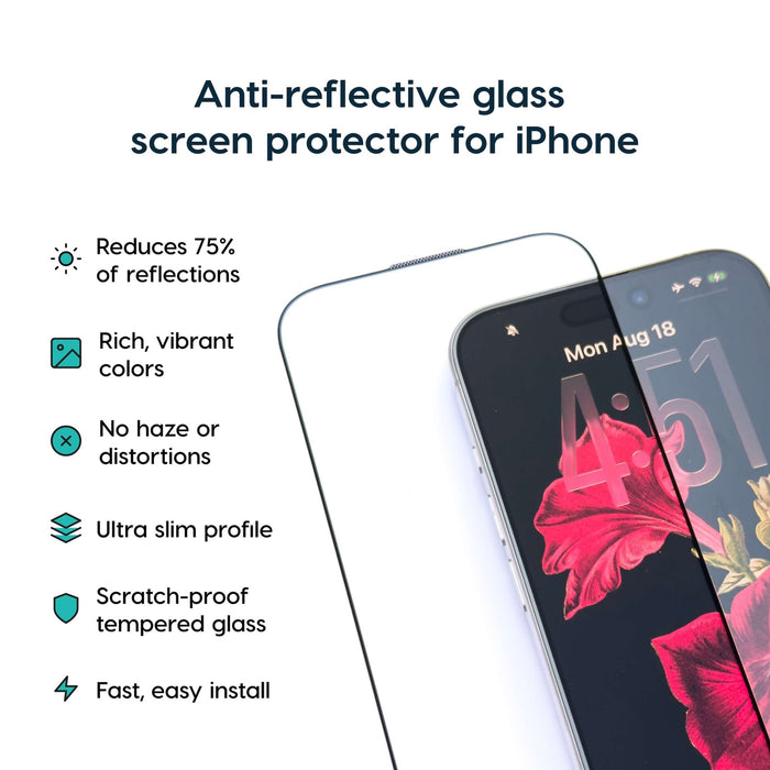 Fresh Coat — Anti - reflective glass screen protector for iPhone 17 Pro Max - Macfixit Australia