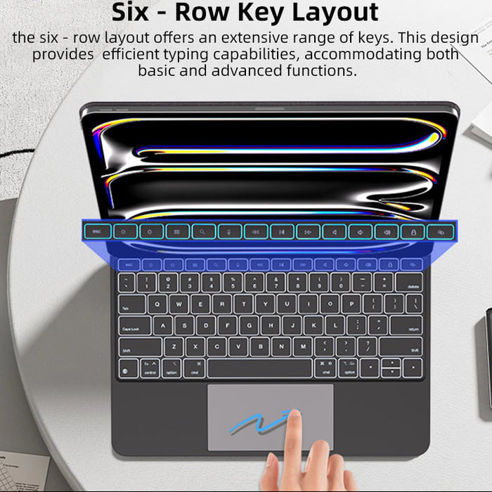 Magic Style Keyboard Case for iPad Air 4/5/6/7/8 & iPad Pro 11" 1st-4th Gen - Wireless Folio Stand Macfixit Australia