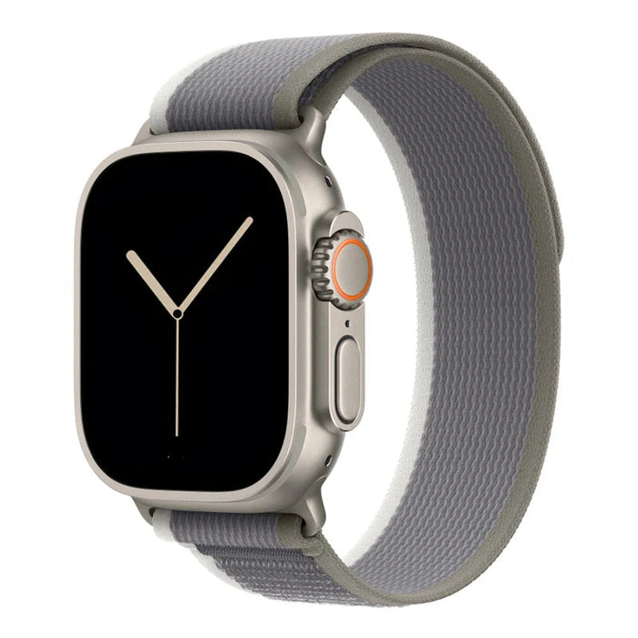 Trail Loop Nylon Band for Apple Watch - Green Gray Macfixit Australia
