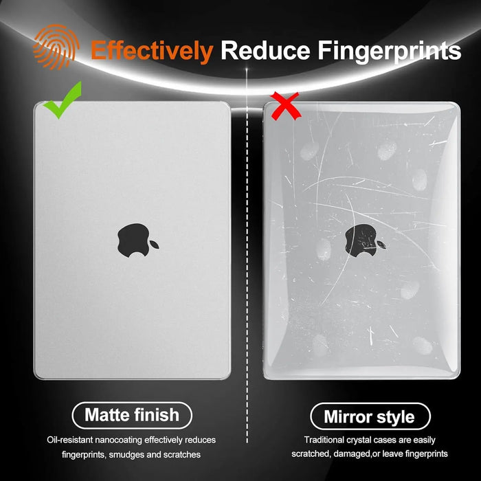 Hard Shell Case for MacBook Air 15" M2/M3 (A2941/A3114) - Ice Frost - Macfixit Australia