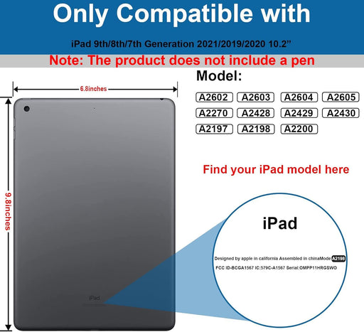 Heavy Duty Rotating iPad Case with Handle, Strap & Pen Holder (iPad 7th–9th Gen) - Macfixit Australia