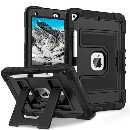 Heavy - Duty Shockproof Case for iPad 10th Gen & iPad 11th Gen (A16) - Rugged Protective Cover with Multi - Angle Stand, Pencil Holder, and Carrying Strap - Macfixit Australia