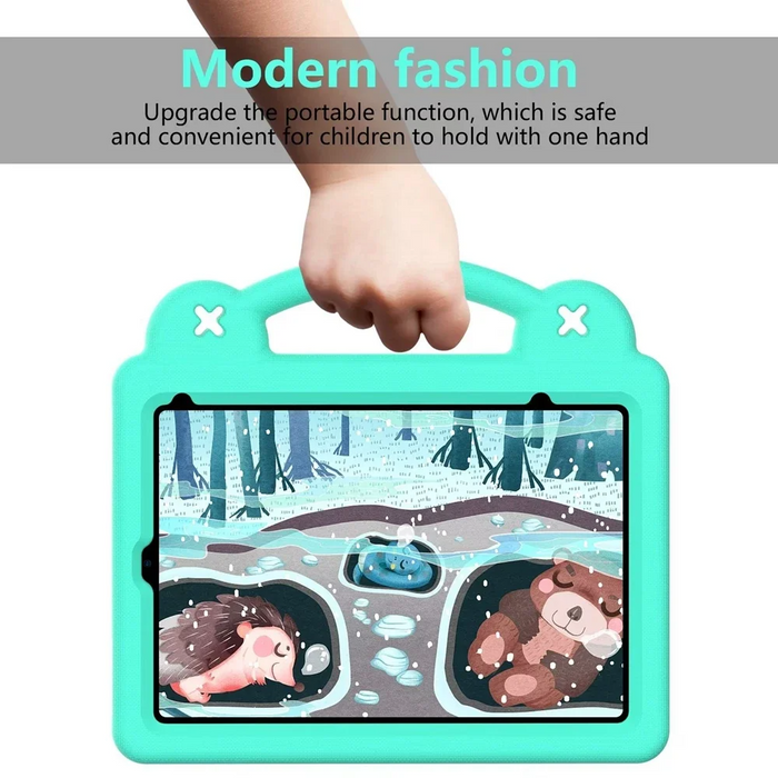 Rugged Kids EVA Case with Handle, Stand & Doll Charms – for iPad 7/8/9, Pro 10.5" & Air 3