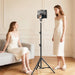 Universal Tablet Floor Stand Tripod – Height Adjustable Holder up to 2.1m for 4–13" iPads, iPhones, and Tablets Macfixit Australia
