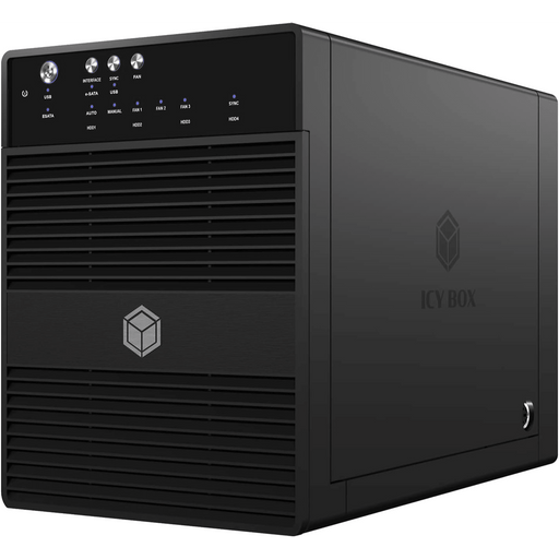 ICY BOX External 4-Bay JBOD Enclosure eSATA and USB 3.0 for 3.5" SATA HDDs - Macfixit Australia