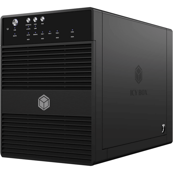 ICY BOX External 4-Bay JBOD Enclosure eSATA and USB 3.0 for 3.5" SATA HDDs - Macfixit Australia