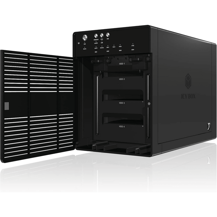 ICY BOX External 4-Bay JBOD Enclosure eSATA and USB 3.0 for 3.5" SATA HDDs - Macfixit Australia