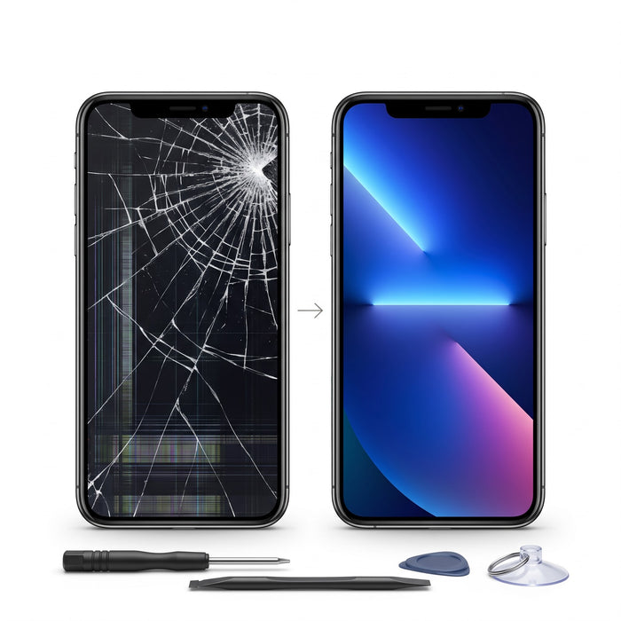 iPhone Cracked Screen Replacement – Mail-In Repair Service Macfixit Australia
