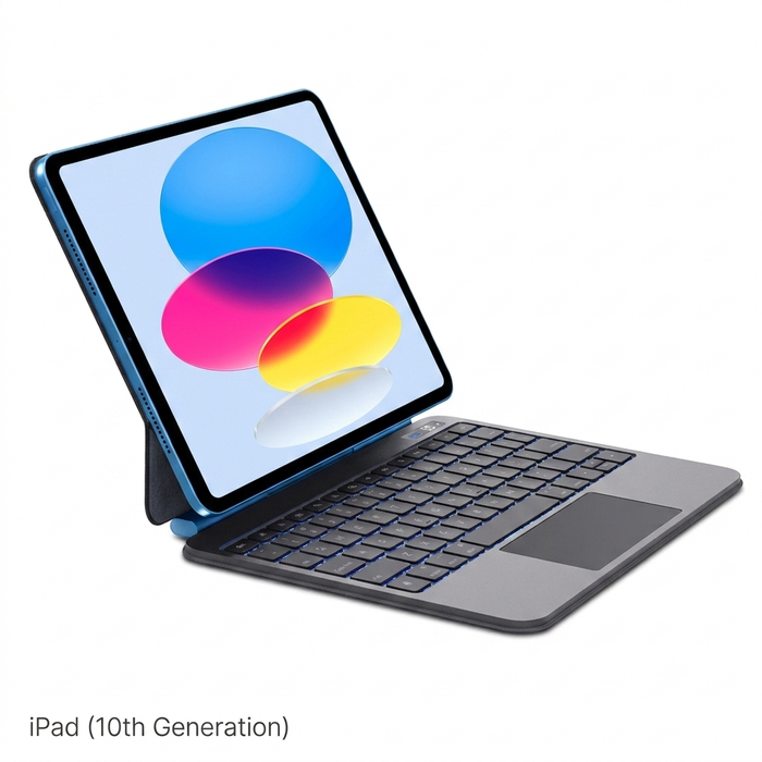 Aluminium Magic Style Keyboard Case for iPad 10th / 11th (A16) - Wireless Folio Stand Macfixit Australia