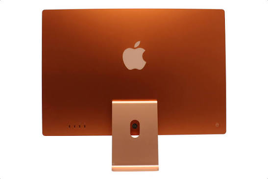 Refurbished iMac (24-inch, M1, 2021, Four ports) - 8-Core CPU, 8-Core GPU, 8GB RAM, 256GB SSD Storage - Orange Macfixit Australia