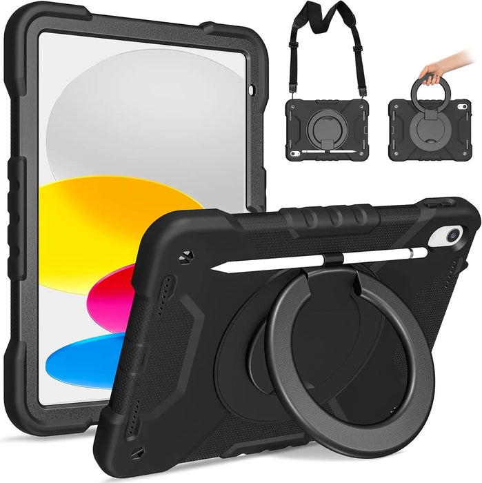 iPad 10th Generation Shockproof Rugged Protective Kids Case With 360° Rotating Stand for 10.9 Inch - Macfixit Australia