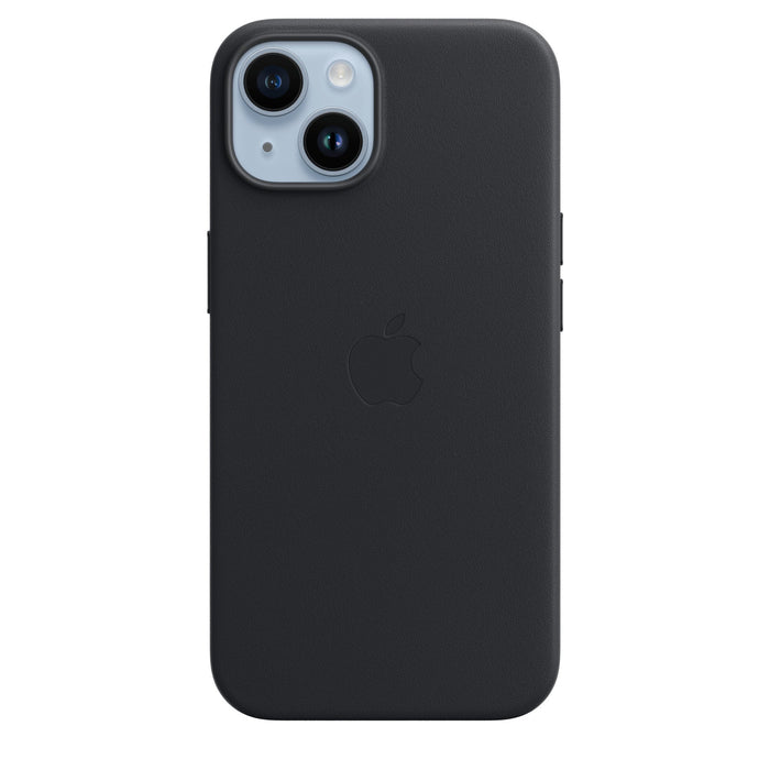 iPhone 14 Leather Case with MagSafe - Midnight - Macfixit Australia