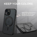 iPhone 16e Case, 360° Rotating Magnetic Invisible Ring Stand Compatible with MagSafe Slim Shockproof Matte Back - Macfixit Australia