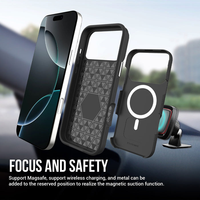 Rugged Shockproof Case With MagSafe for iPhone 17 Pro Max