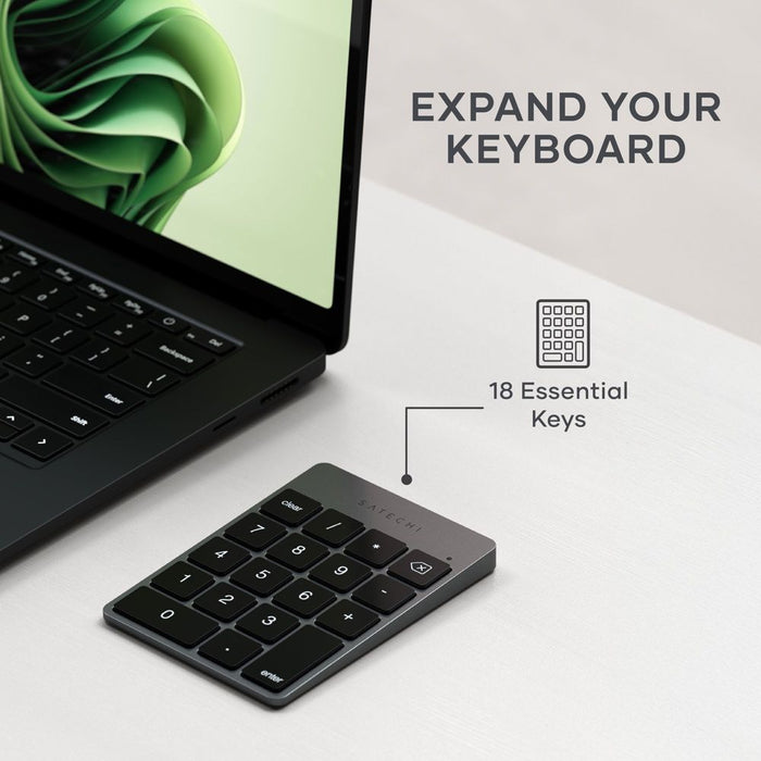 Satechi Slim Wireless Keypad (Space Gray) Satechi
