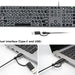 Large Print USB & USB - C Wired Keyboard - Black - Macfixit Australia
