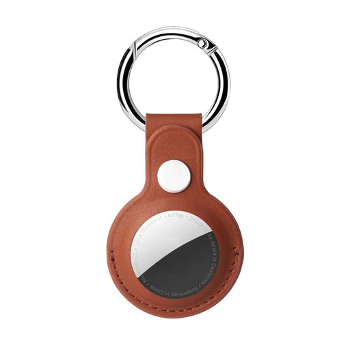 Leather Keychain Ring for Apple AirTag - Macfixit Australia