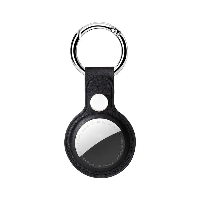 Leather Keychain Ring for Apple AirTag - Macfixit Australia