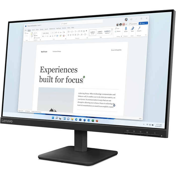 Lenovo L24-4e 24" FHD 100Hz Monitor - Macfixit Australia
