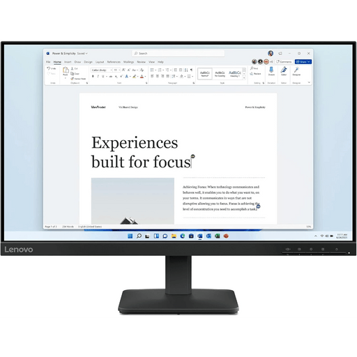 Lenovo L24-4e 24" FHD 100Hz Monitor - Macfixit Australia