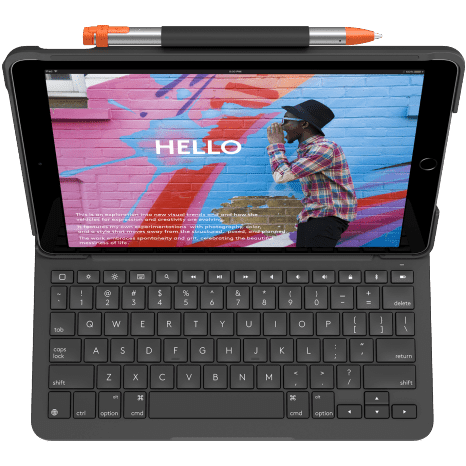 Logitech Slim Folio iPad Keyboard Case — iPad 7th, 8th & 9th Gen [USED, A+ Grade] - Macfixit Australia